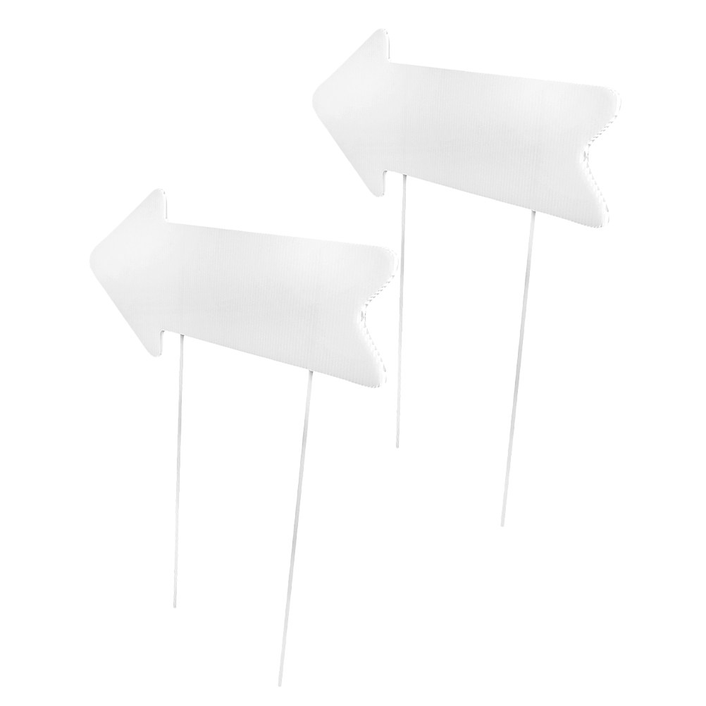 Yard Sign Blank - 2Pcs Versatile Writable Blank Yard Sign