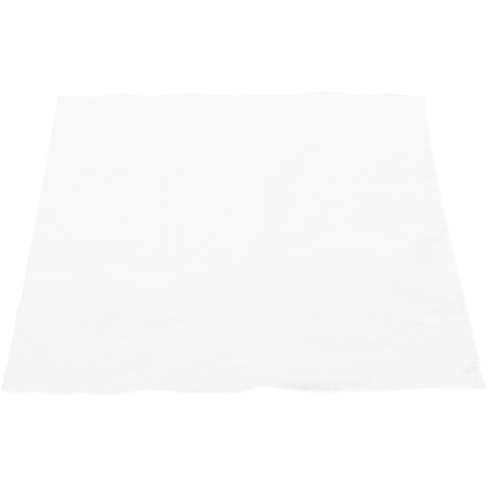 White Cotton Handkerchief Squa - مراجعة Bandana Blank White وسعره