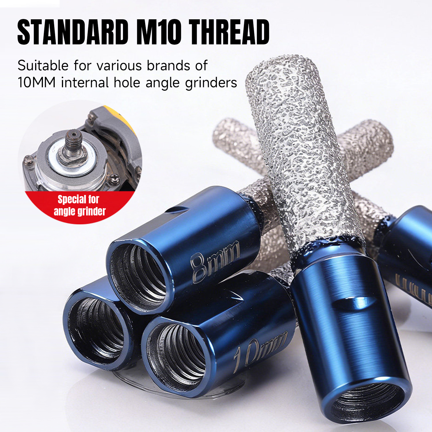 6/8/10/12mm M10 Vaccum Brazed  - مراجعة Ceramic Tile Blank وسعره