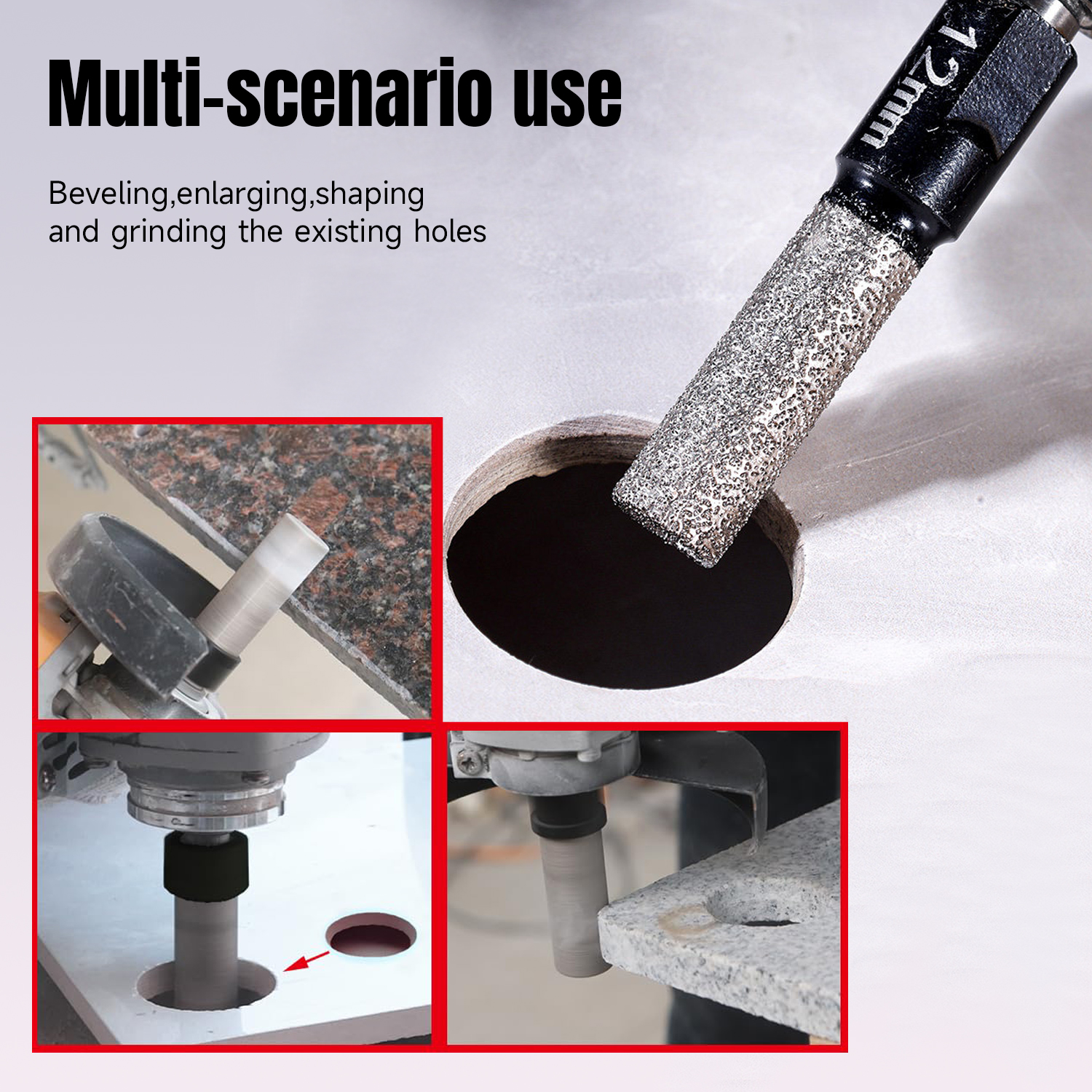 6/8/10/12mm M10 Vaccum Brazed  - مراجعة Ceramic Tile Blank وسعره