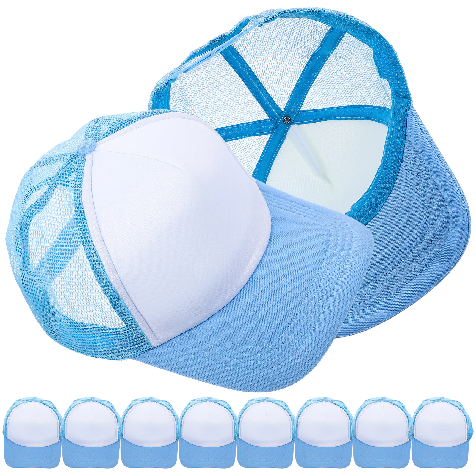 10Pcs Sublimation Blank Baseba - مراجعة Hat Sublimation Blank وسعره