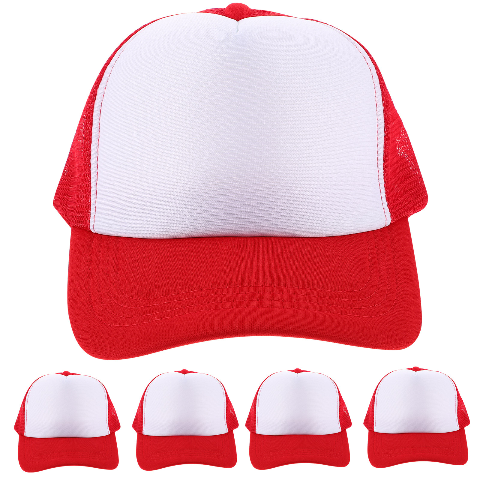 5Pcs DIY Blank Baseball Caps S - مراجعة Hat Sublimation Blank وسعره