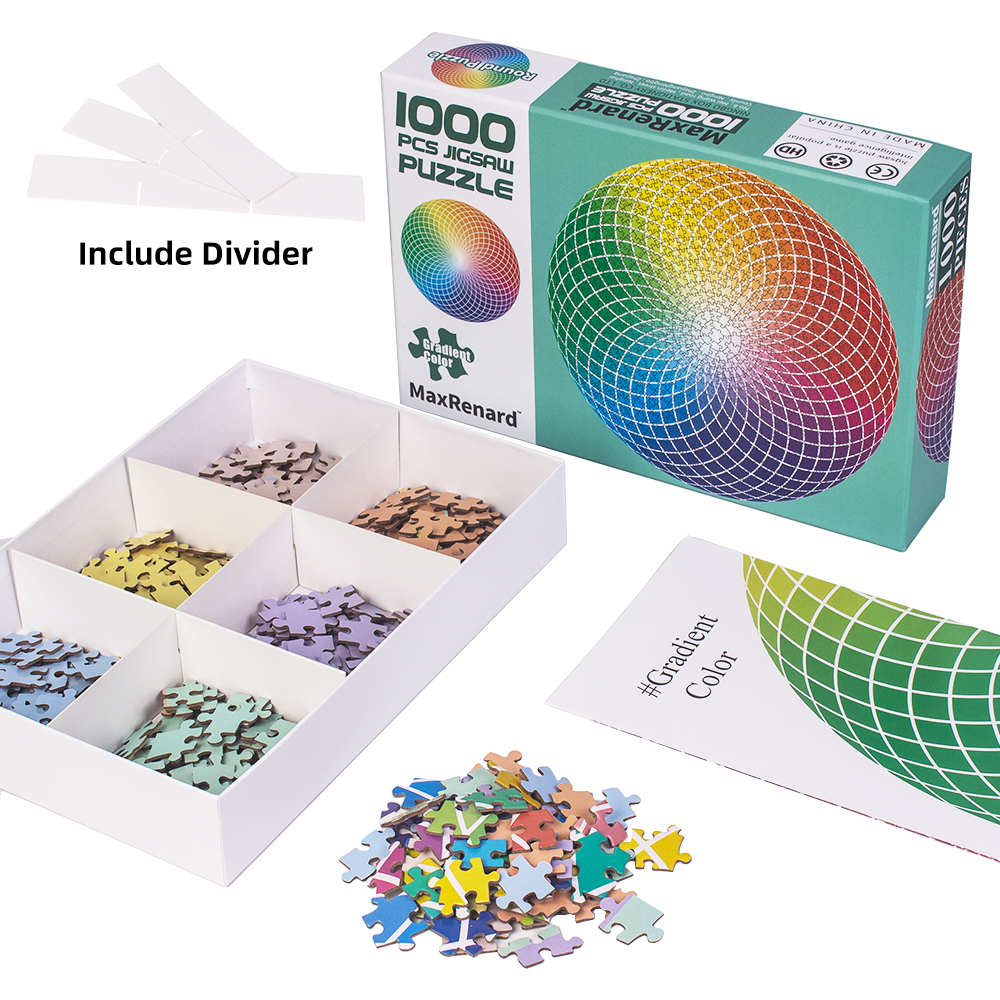 MaxRenard Jigsaw Puzzle 1000 P - مراجعة Puzzle Blank White وسعره