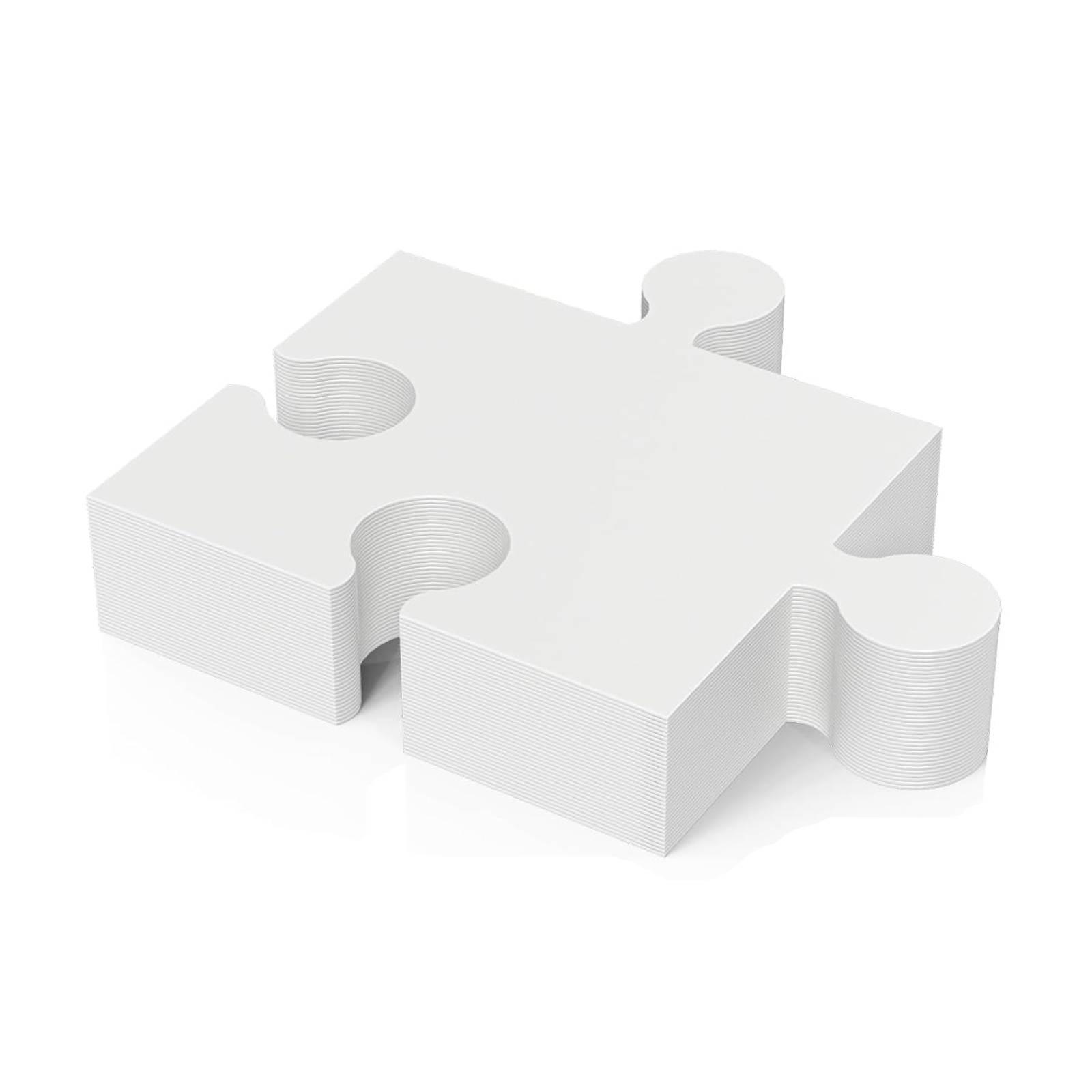 White Blank Drawing Puzzles Ca - مراجعة Puzzle Blank White وسعره