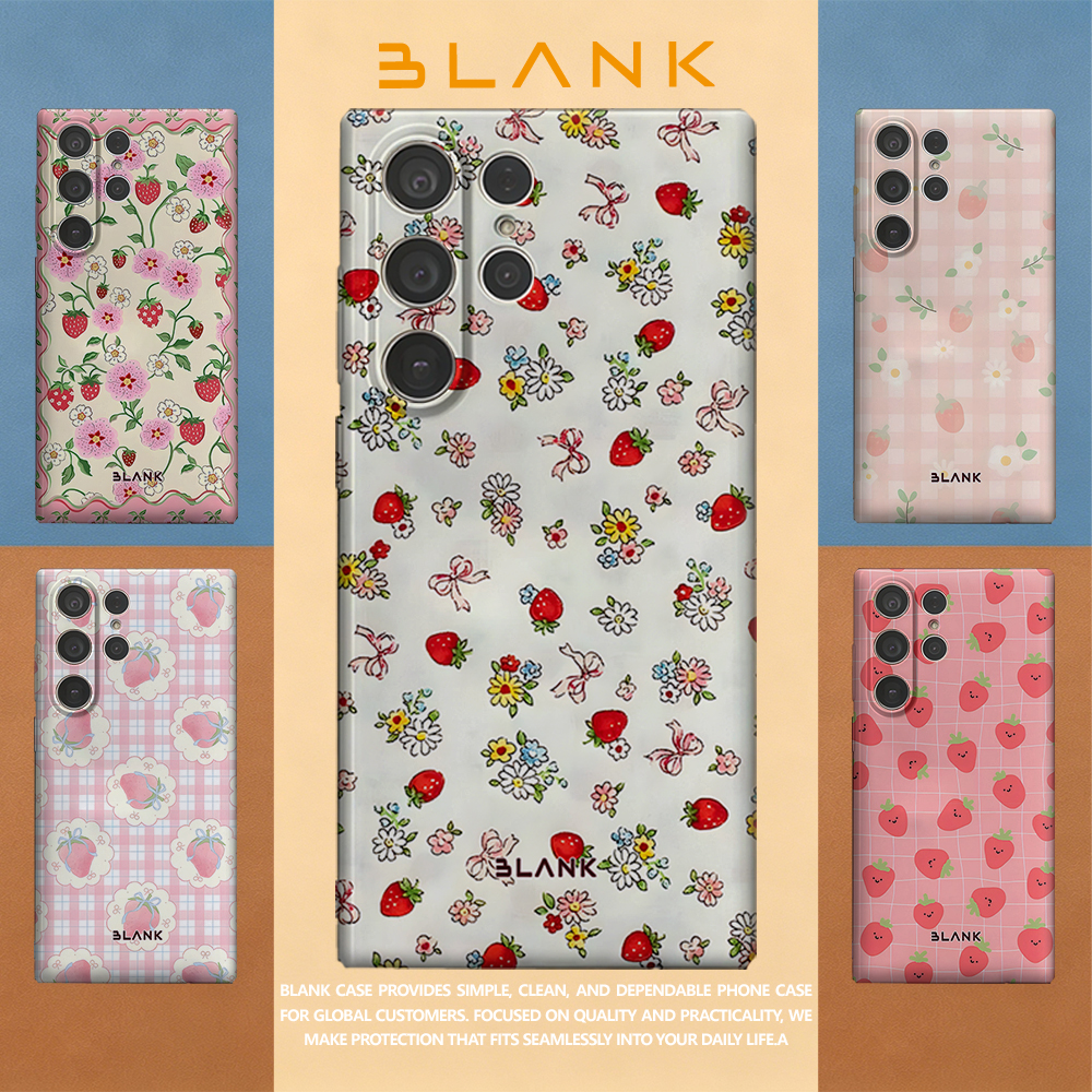 Strawberry Floral Bow Print Fo - مراجعة Phone Case Blank Print وسعره