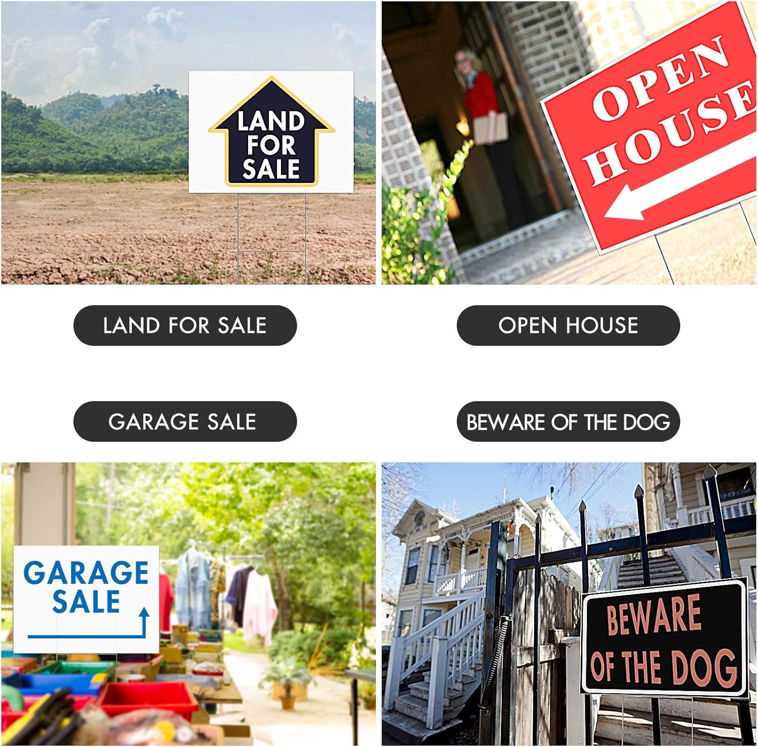 22Pcs Blank Yard Signs with St - مراجعة Yard Sign Blank وسعره