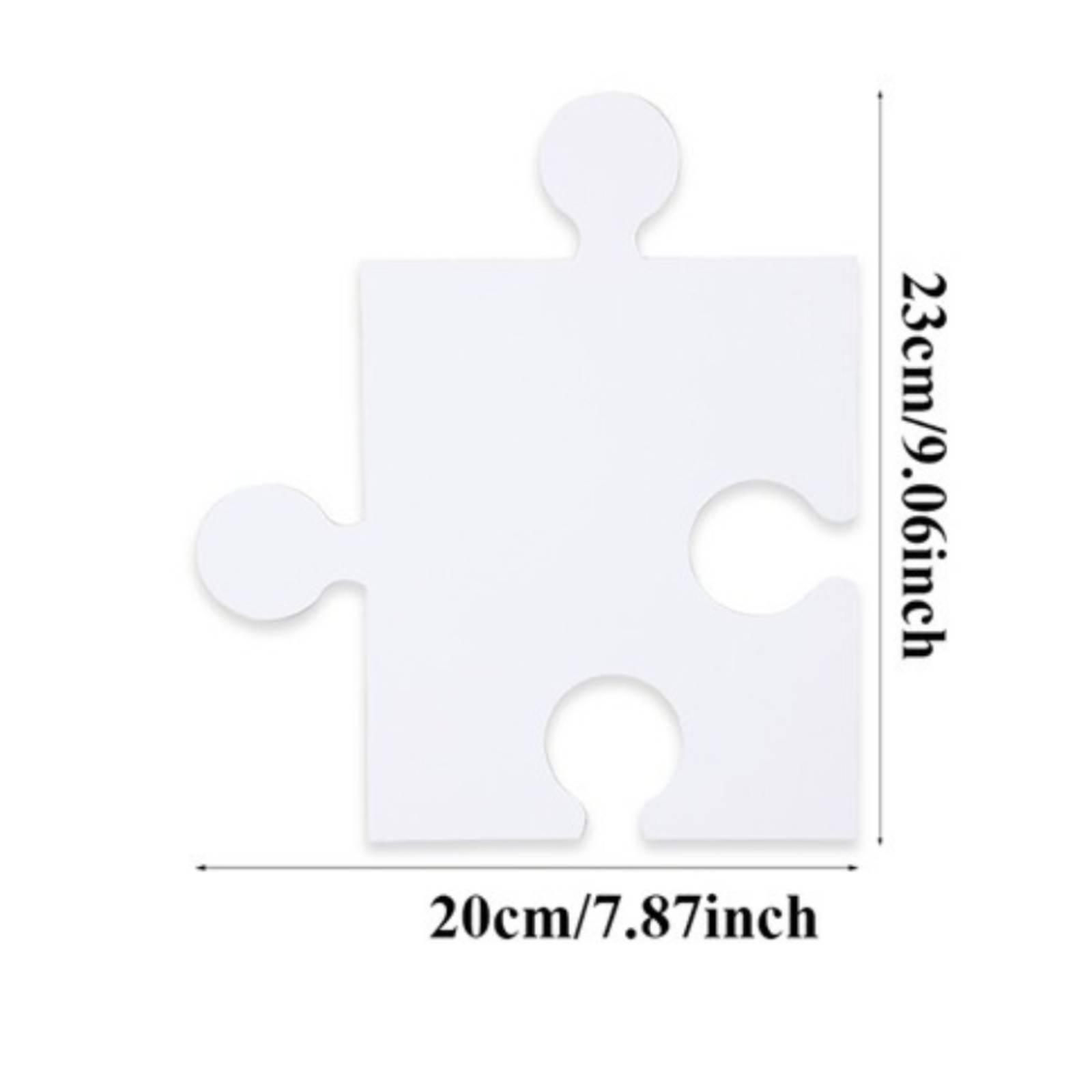30 Pieces Blank Puzzle Pieces  - مراجعة Puzzle Blank White وسعره