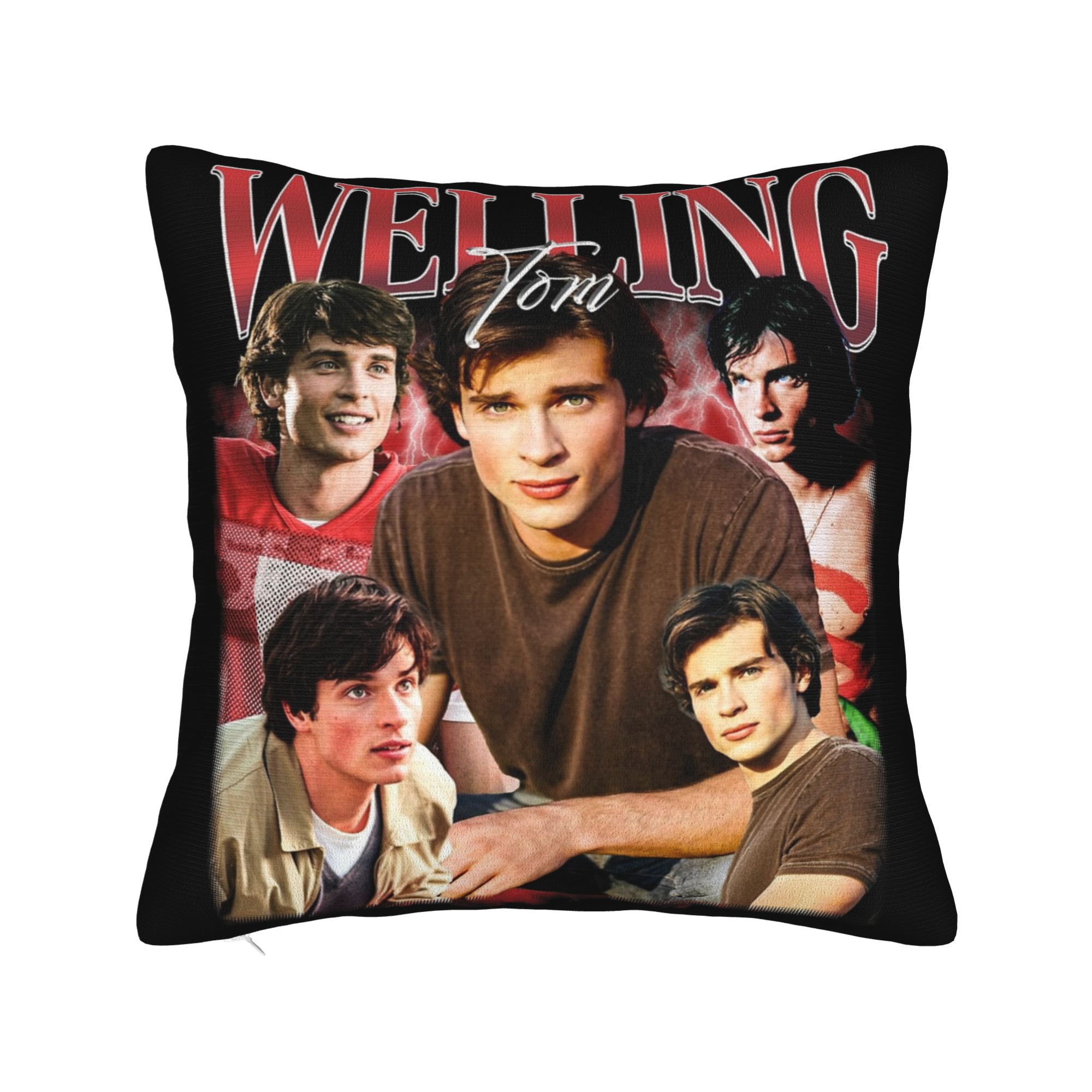 Vintage Welling Tom heated riv - مراجعة Pillow Cover Sublimation وسعره