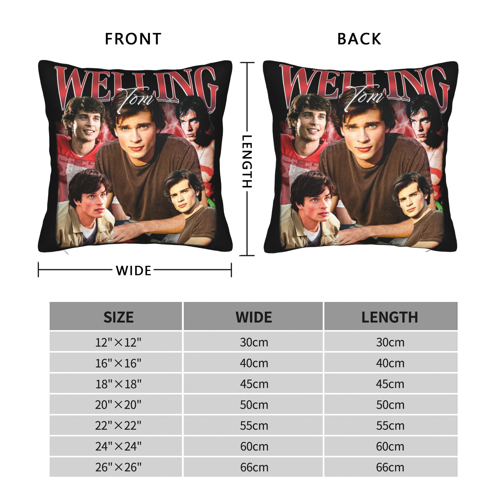 Vintage Welling Tom heated riv - مراجعة Pillow Cover Sublimation وسعره