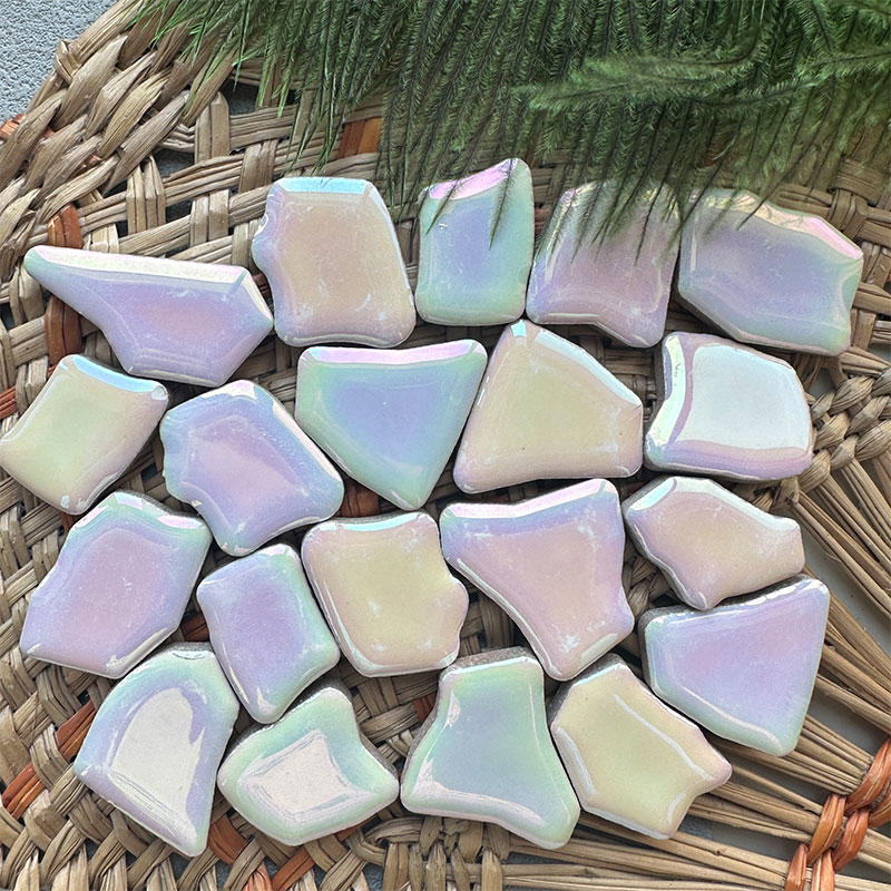 100g irregular Ceramic Mosaic  - مراجعة Ceramic Tile Blank وسعره