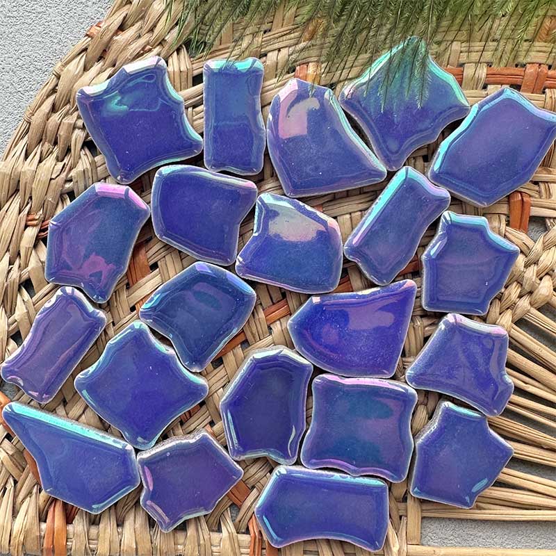 100g irregular Ceramic Mosaic  - مراجعة Ceramic Tile Blank وسعره