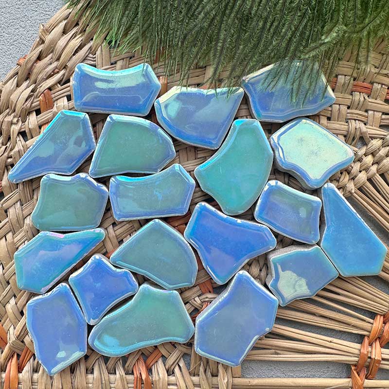 100g irregular Ceramic Mosaic  - مراجعة Ceramic Tile Blank وسعره