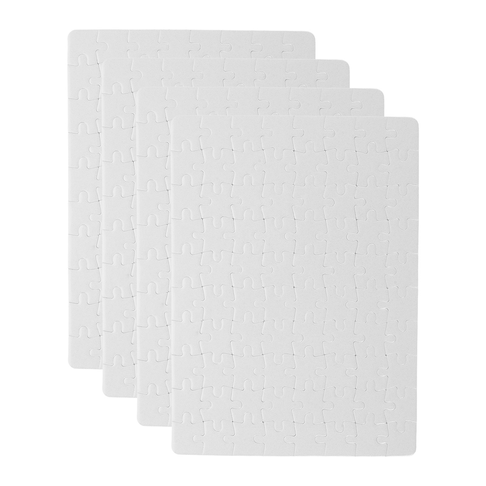 4 Sheets Blank Jigsaw Puzzle B - مراجعة Puzzle Blank White وسعره