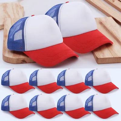 10Pcs Blank Mesh Baseball Hats - مراجعة Hat Sublimation Blank وسعره