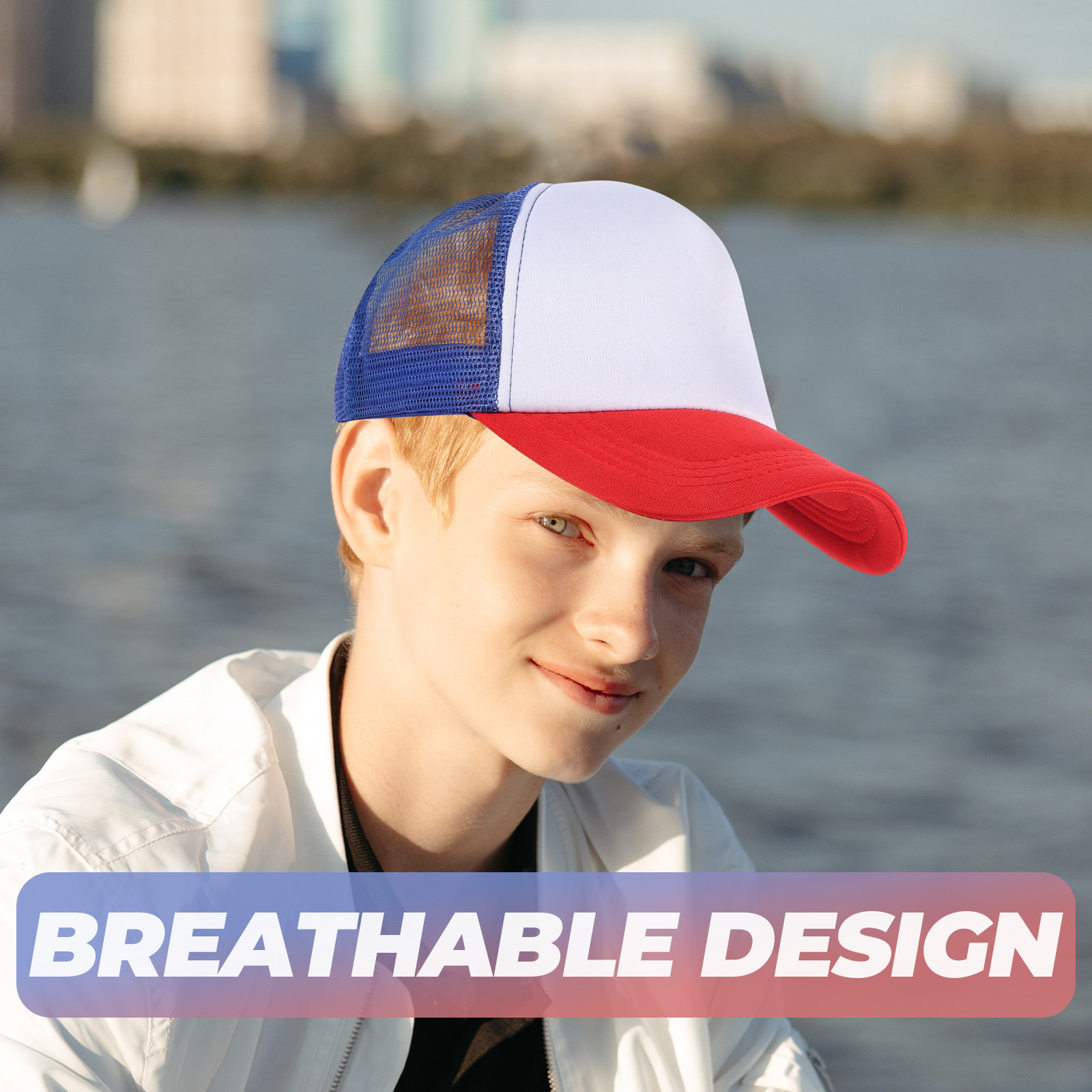 10Pcs Blank Mesh Baseball Hats - مراجعة Hat Sublimation Blank وسعره