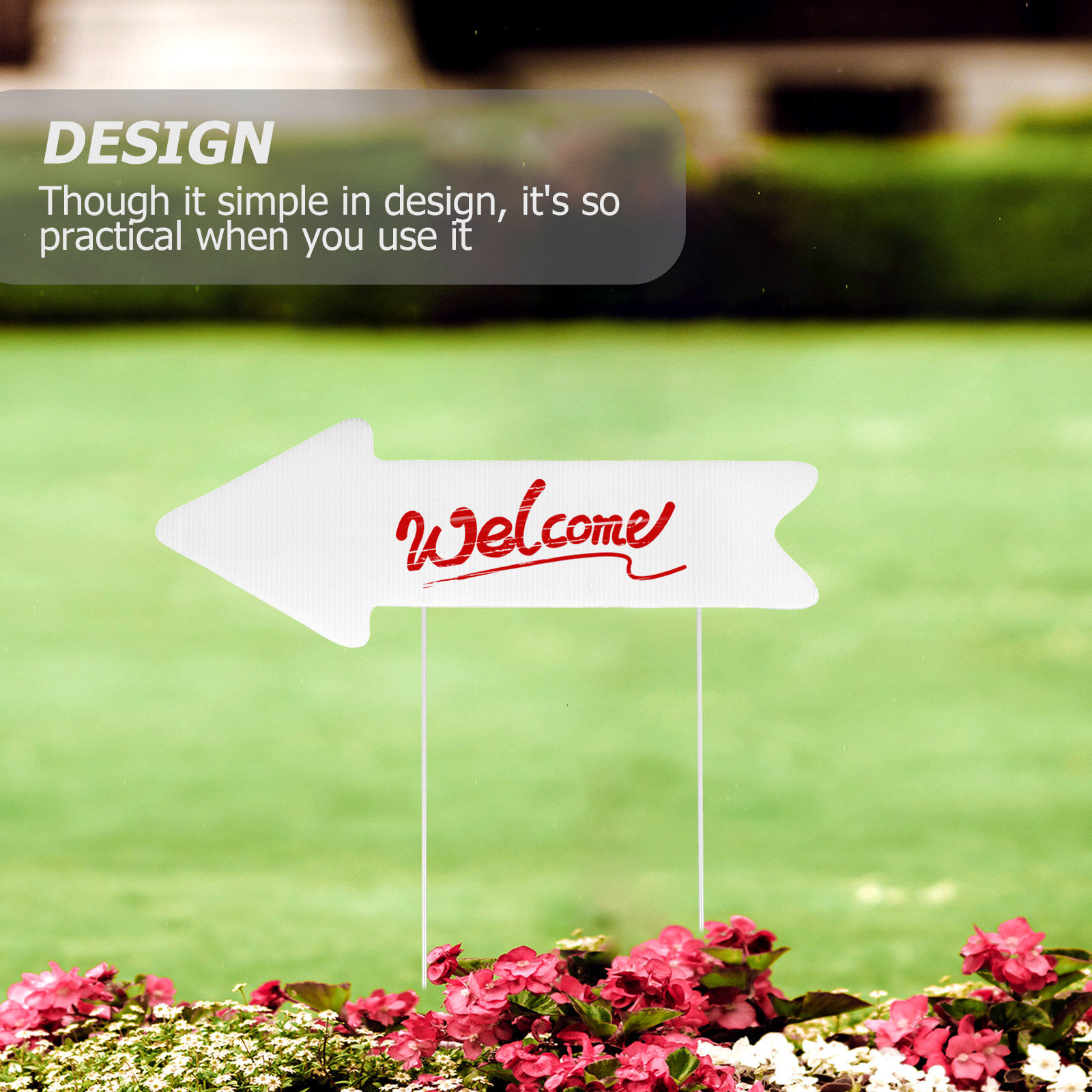 Blank Corrugated Plastic Lawn  - مراجعة Yard Sign Blank وسعره