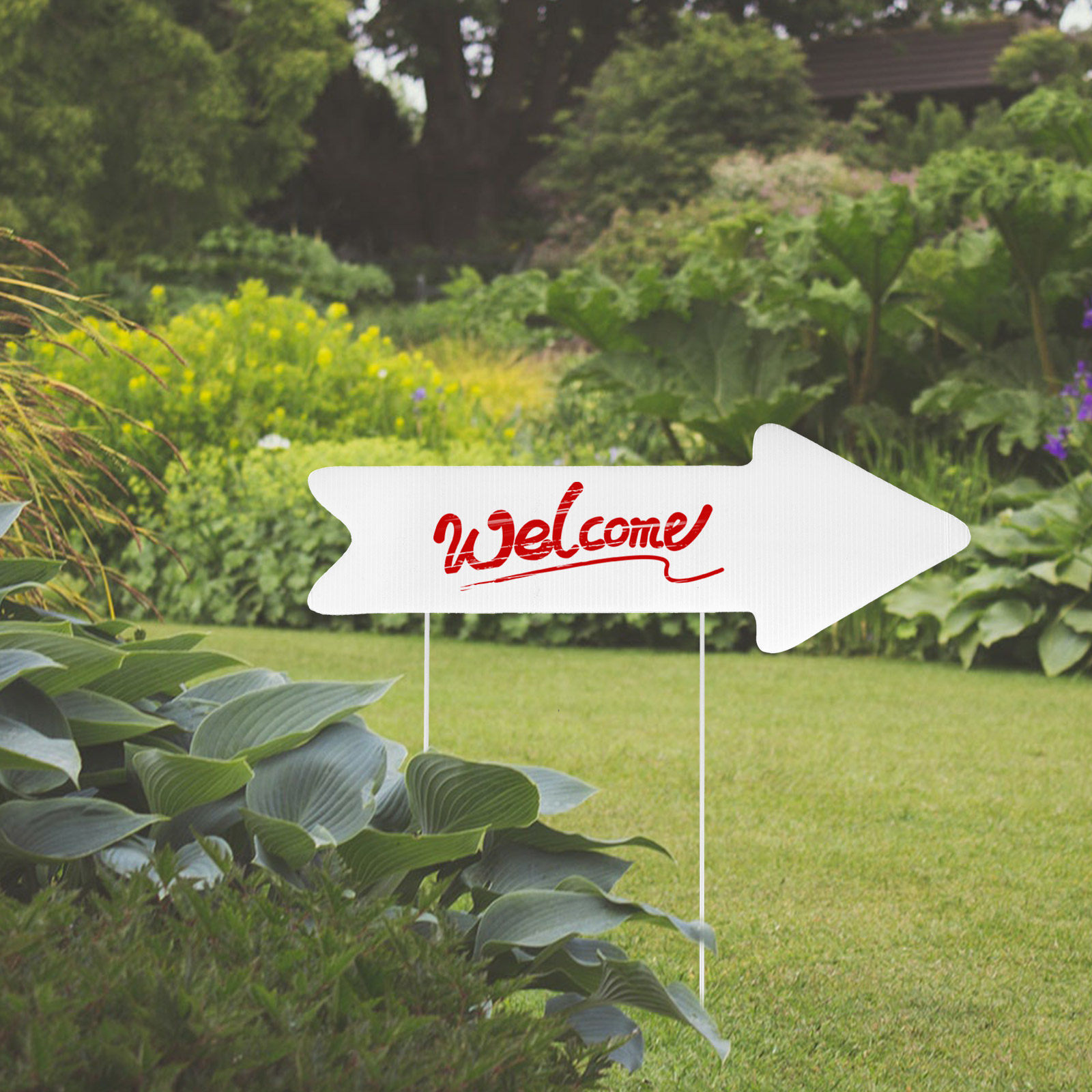 Blank Corrugated Plastic Lawn  - مراجعة Yard Sign Blank وسعره