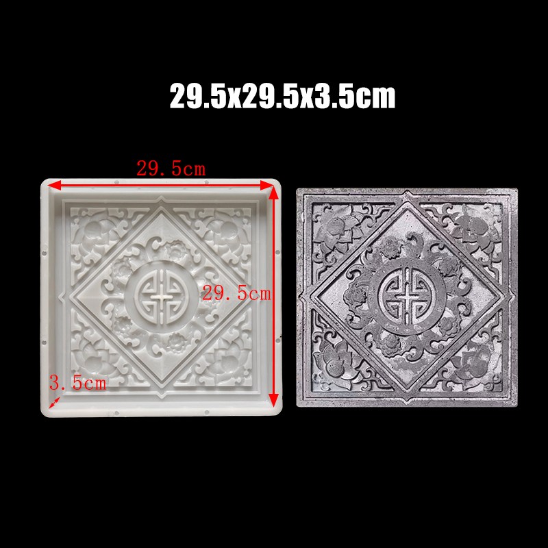 Step Stone Cement Mold Square  - مراجعة Ceramic Tile Blank وسعره