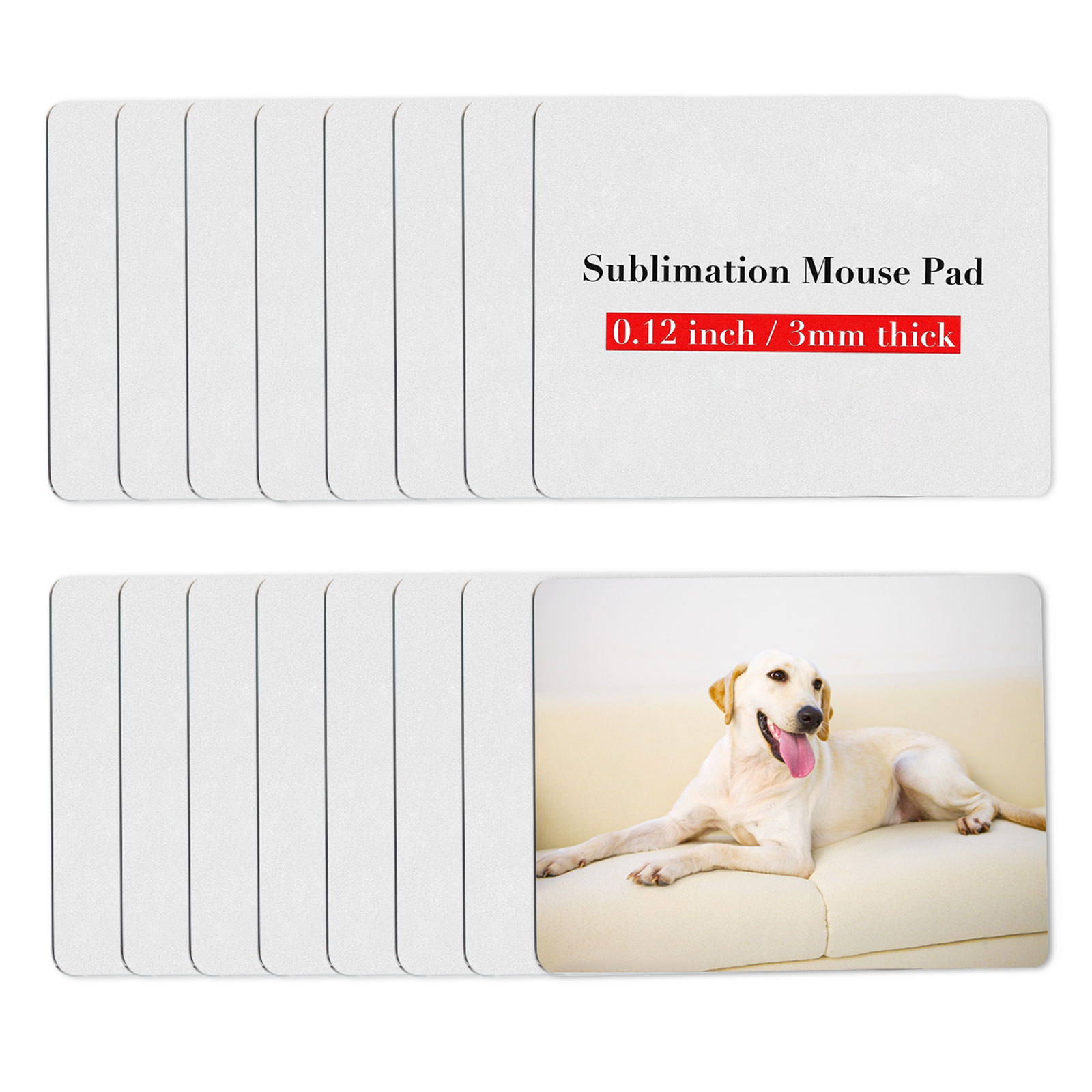 8pcs Sublimation Mouse Pad Bla - مراجعة Mouse Pad Blank Sublimation وسعره