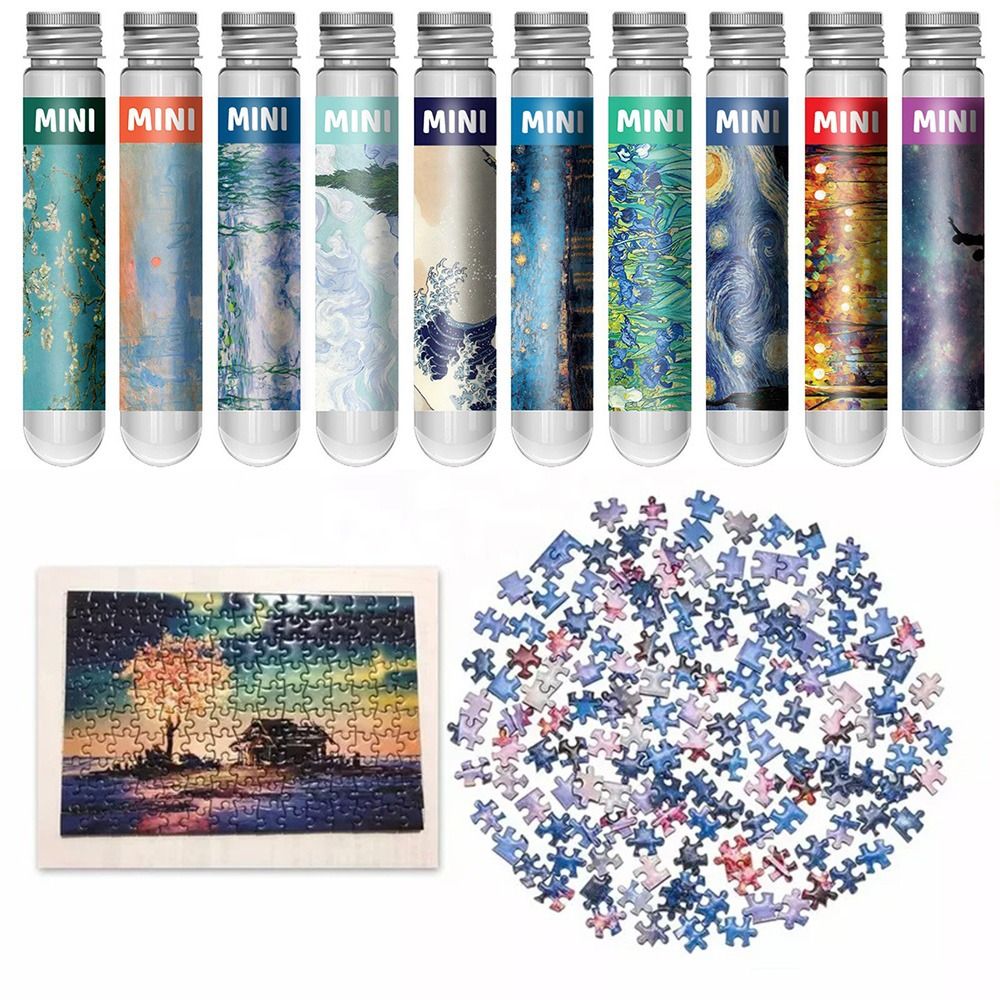 150PCS/Set Oil Painting Jigsaw - مراجعة Puzzle Blank White وسعره