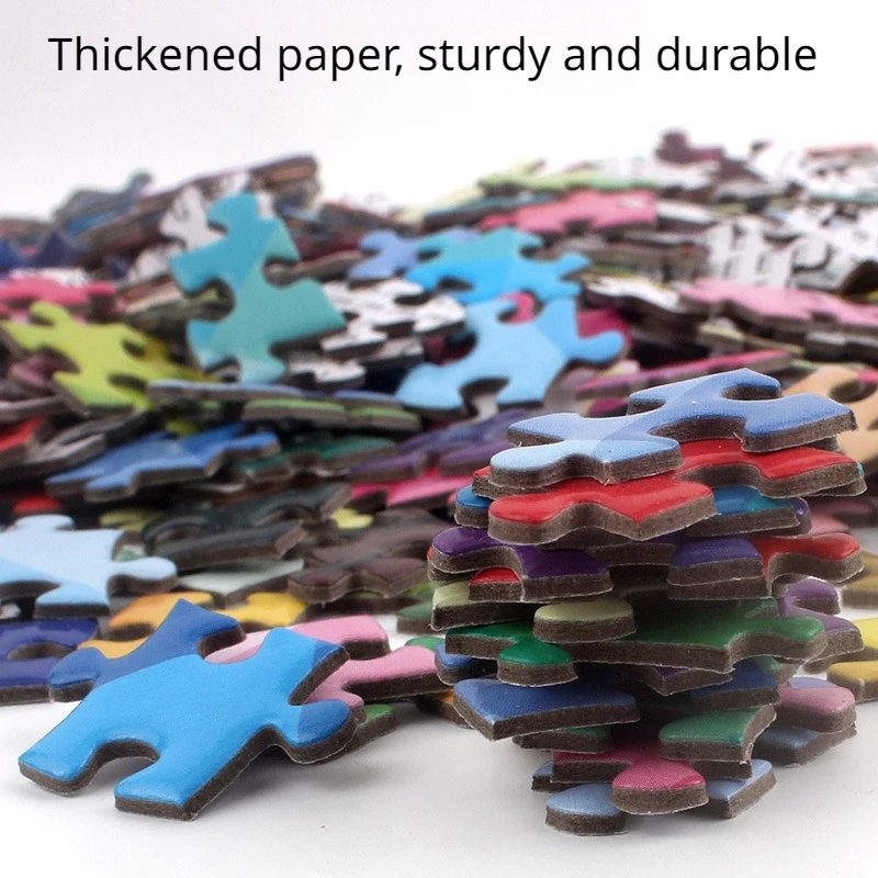 80*60cm Adult 1500pcs Paper Ji - مراجعة Puzzle Blank White وسعره