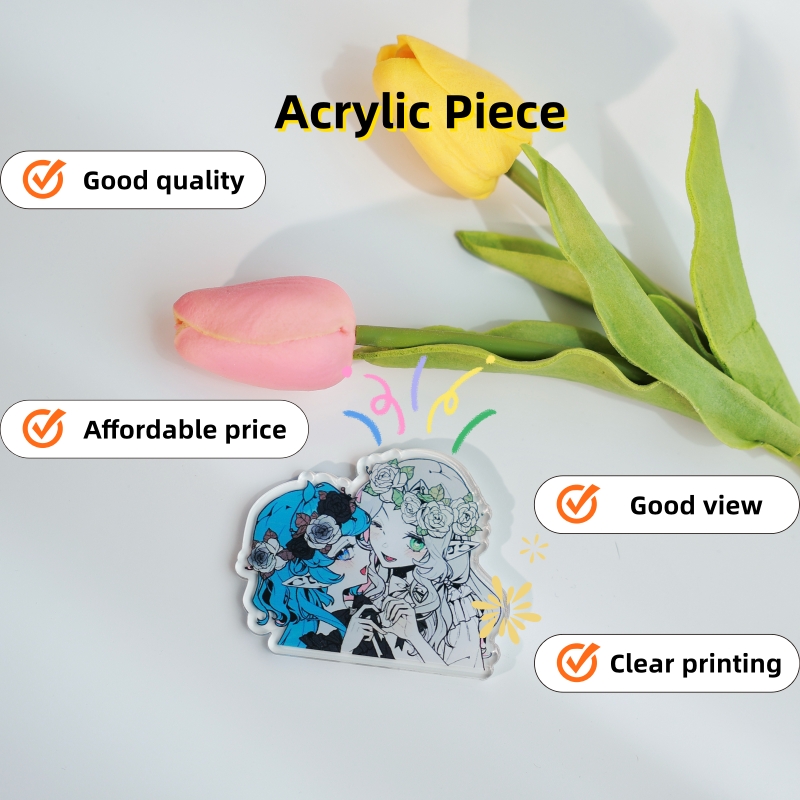 1pc Custom Double-Layer Acryli - مراجعة Photo Acrylic Block وسعره
