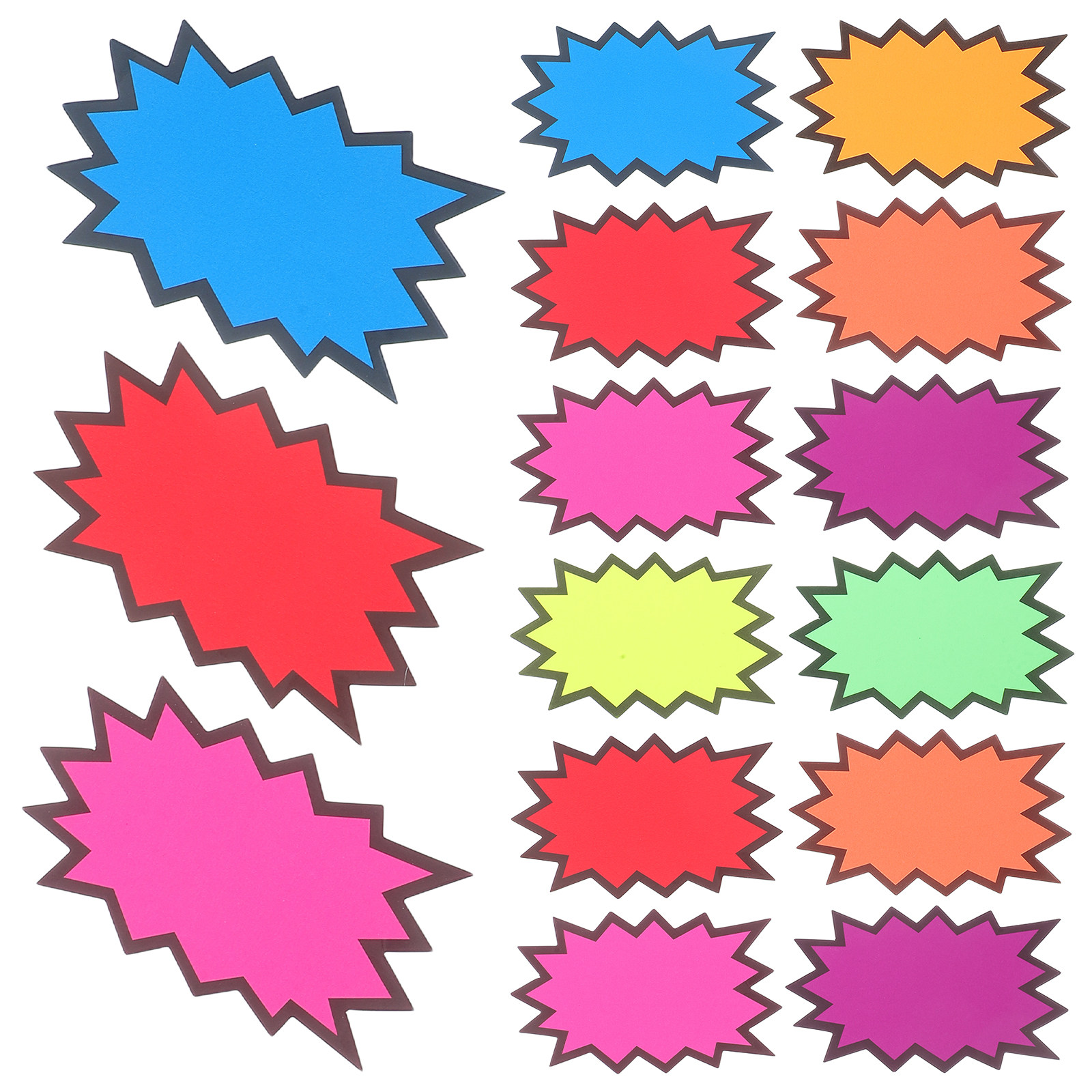 80Pcs Fluorescent Burst Sale T - مراجعة Yard Sign Blank وسعره