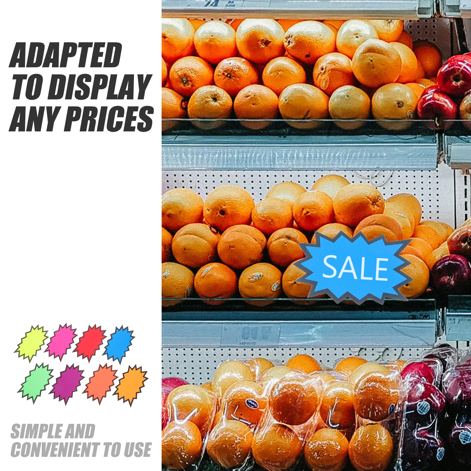 80Pcs Fluorescent Burst Sale T - مراجعة Yard Sign Blank وسعره