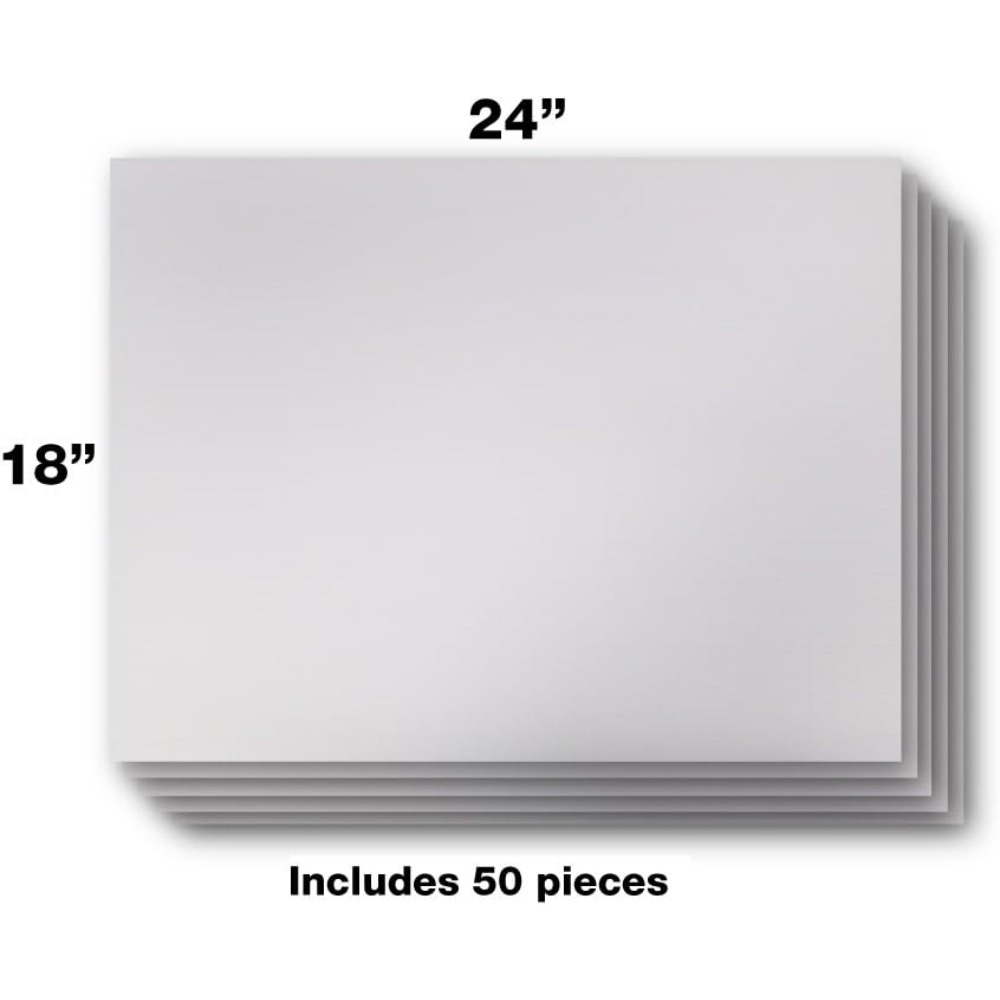 US Shipped  50 Pack 18x24 Blan - مراجعة Yard Sign Blank وسعره