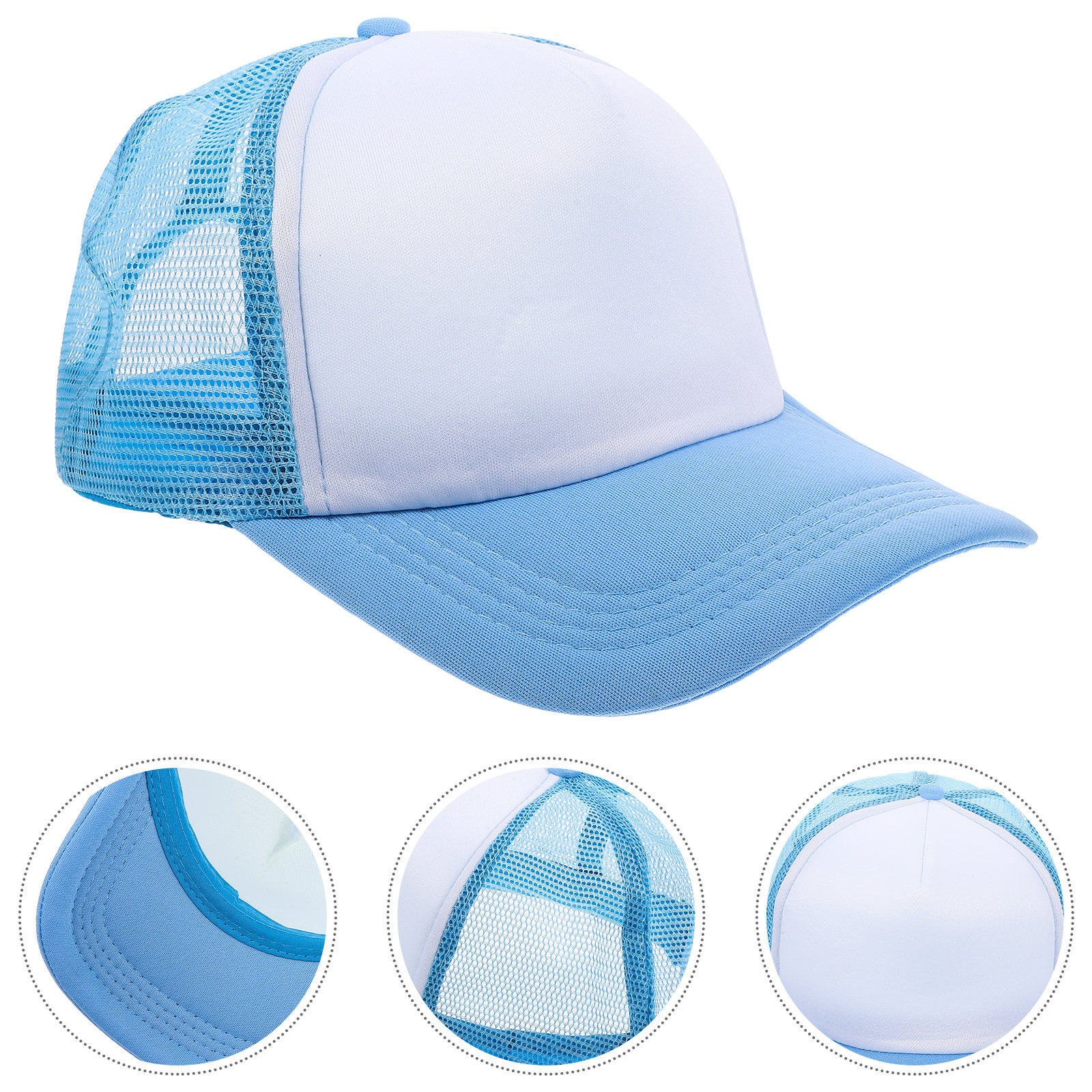 10Pcs Blank Mesh Baseball Caps - مراجعة Hat Sublimation Blank وسعره