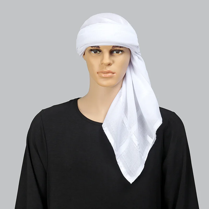Islam White Square Scarf Men S - مراجعة Bandana Blank White وسعره