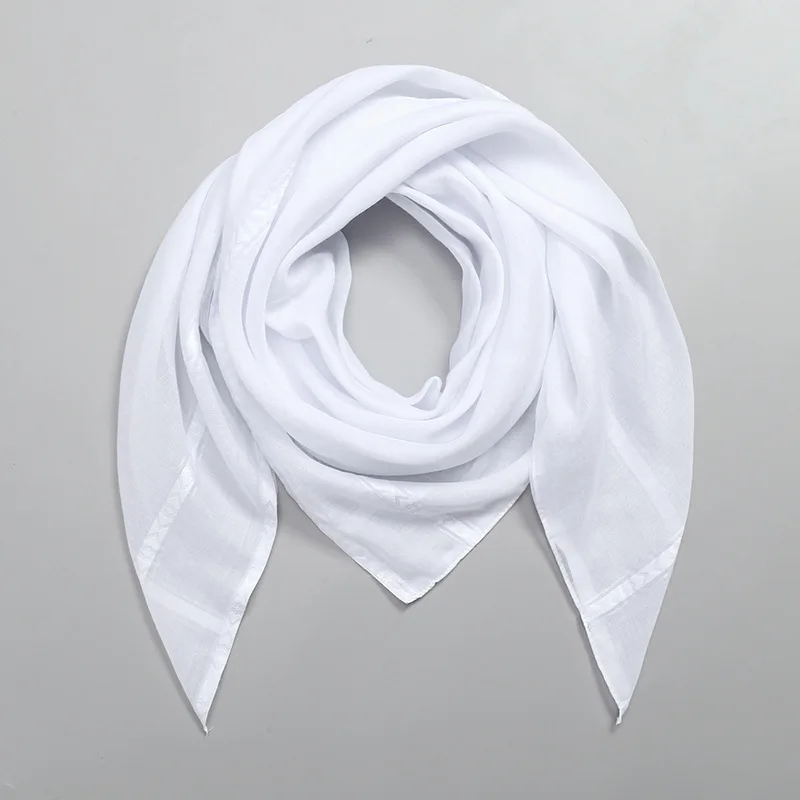 Islam White Square Scarf Men S - مراجعة Bandana Blank White وسعره