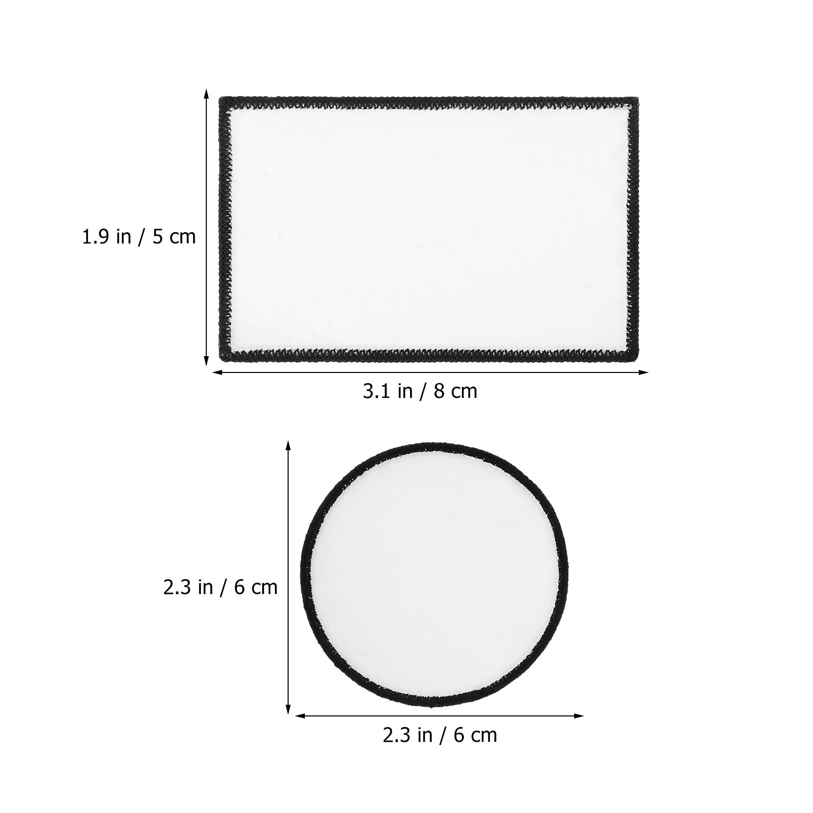 30Pcs Sublimation Blank Patche - مراجعة Hat Sublimation Blank وسعره