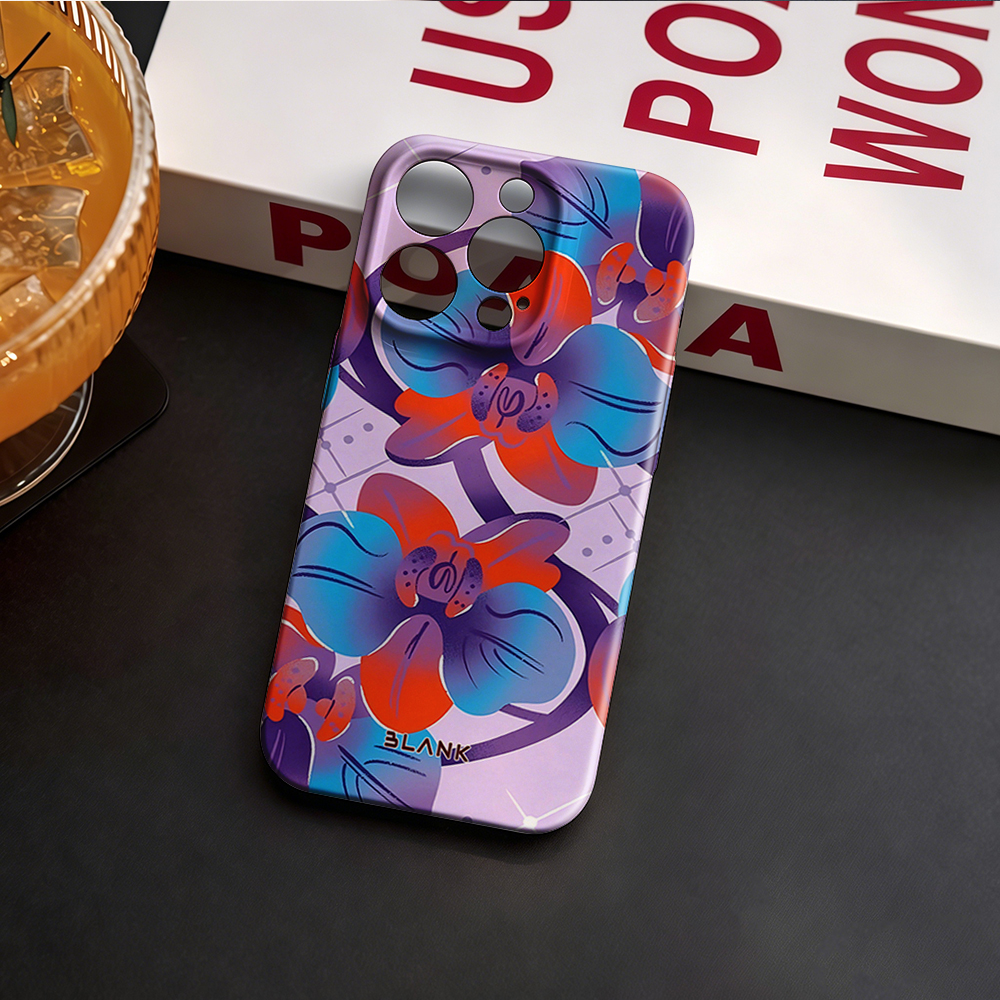 Blue and Green Floral Print Fo - مراجعة Phone Case Blank Print وسعره