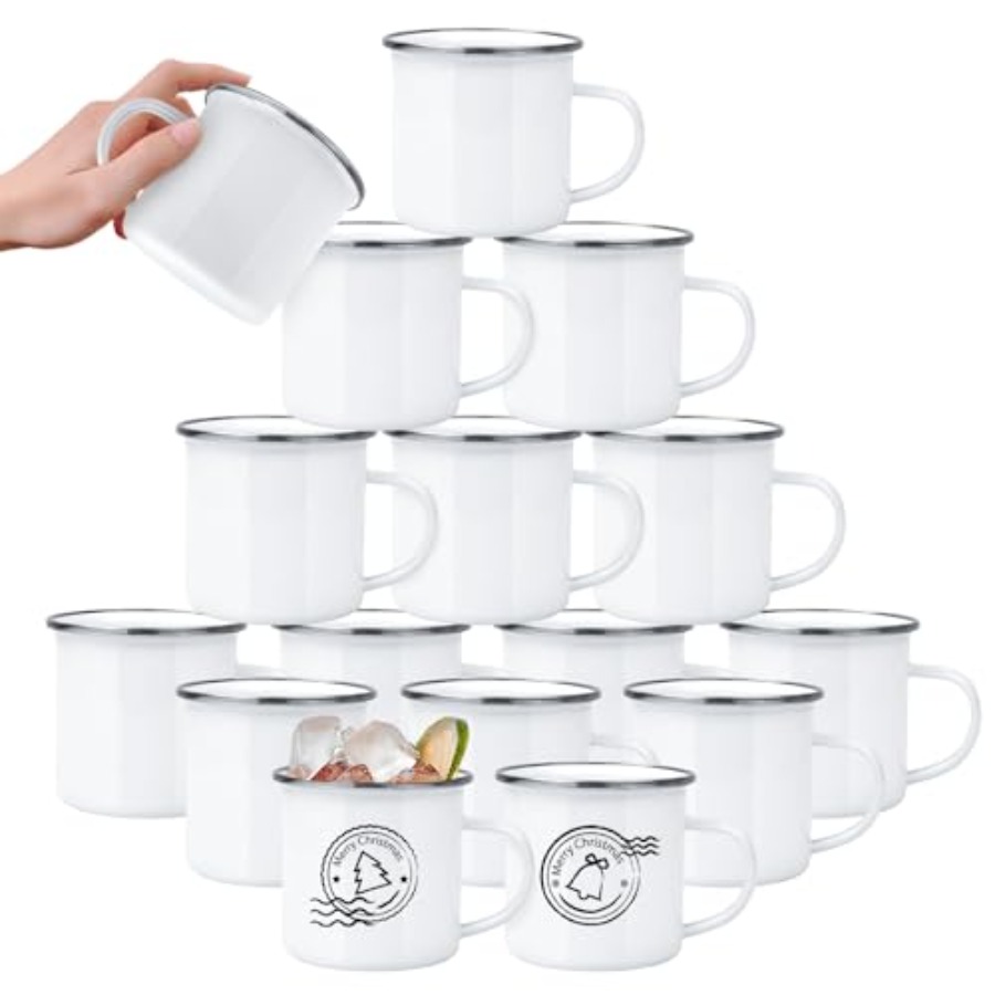 16 Pack Sublimation Blanks Ena - مراجعة Sublimation Mug White وسعره