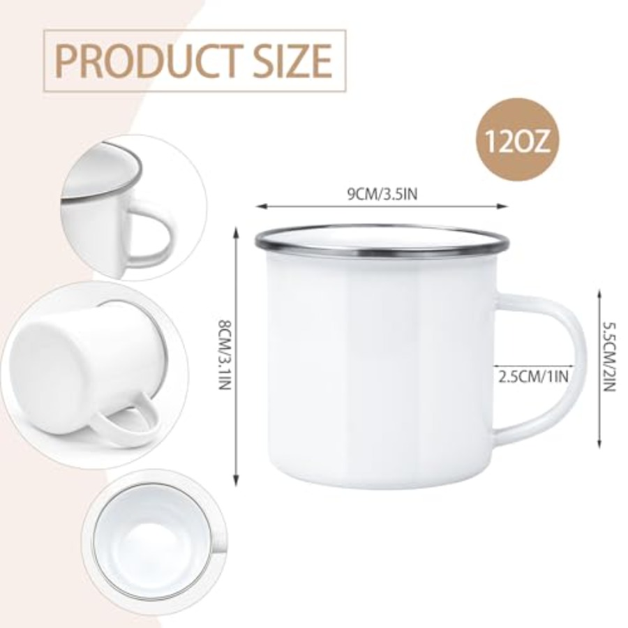 16 Pack Sublimation Blanks Ena - مراجعة Sublimation Mug White وسعره