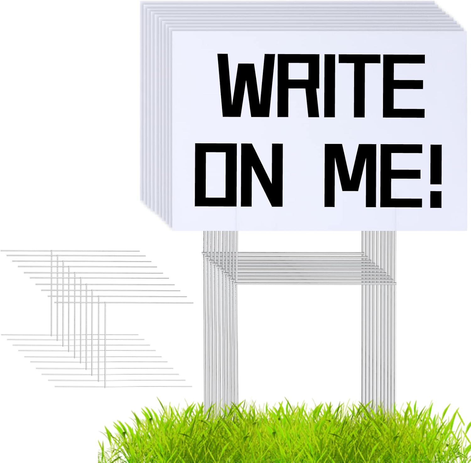 18x12 Inch Blank Yard Signs wi - مراجعة Yard Sign Blank وسعره