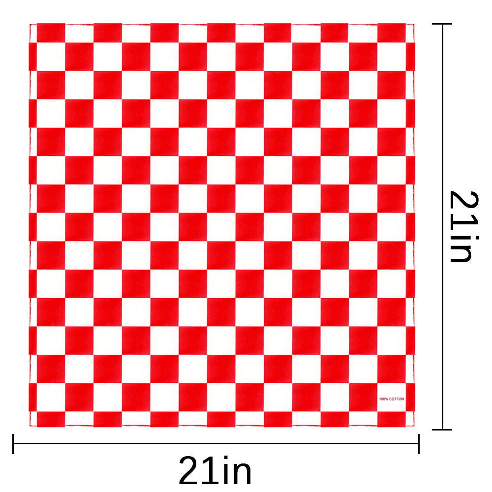 Bandana Checkered Flag Auto Ra - مراجعة Bandana Blank White وسعره
