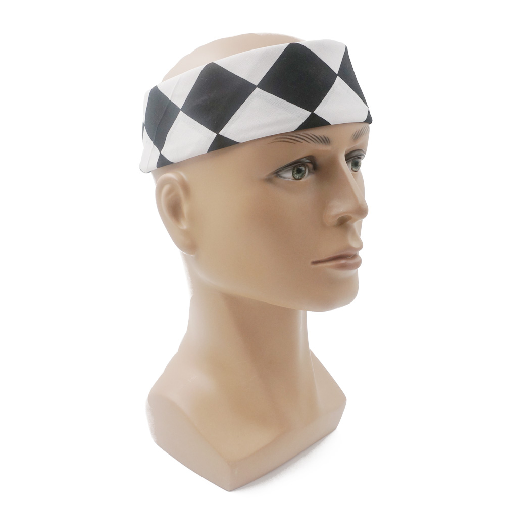 Bandana Checkered Flag Auto Ra - مراجعة Bandana Blank White وسعره