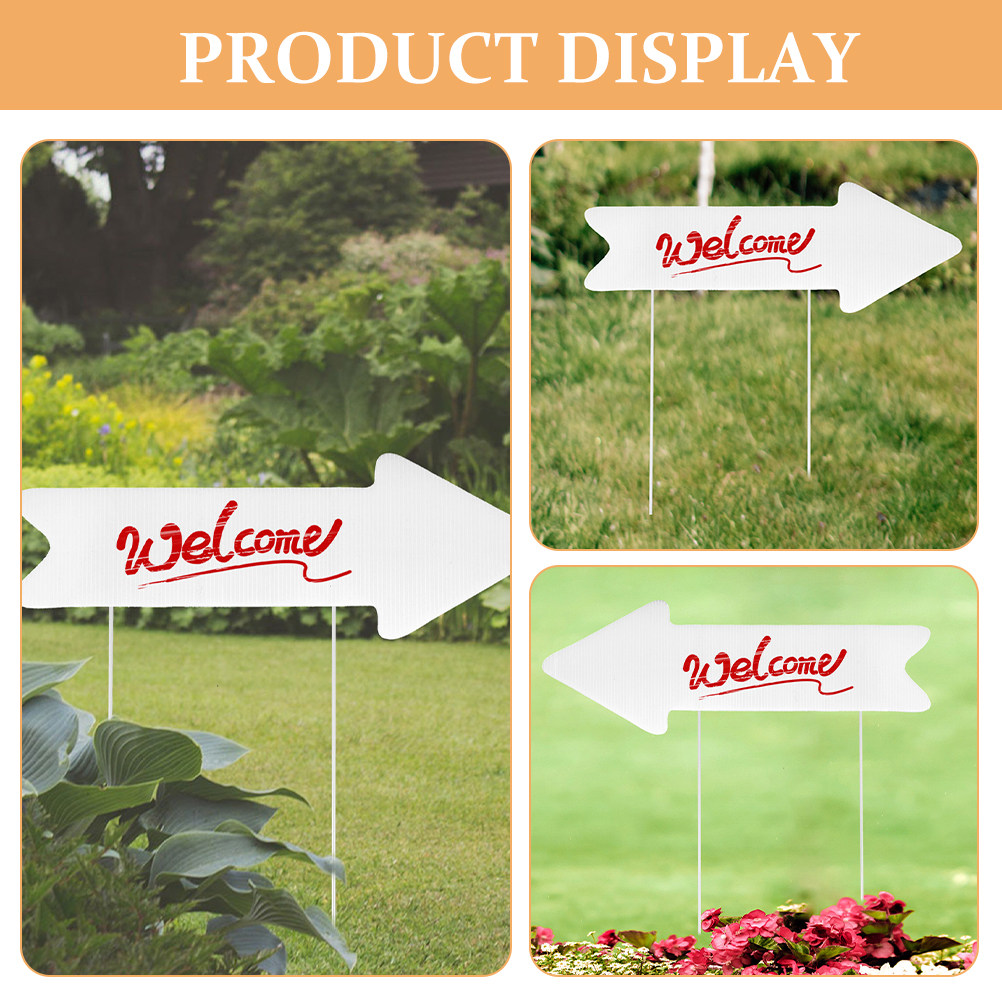 2Pcs Versatile Writable Blank  - مراجعة Yard Sign Blank وسعره