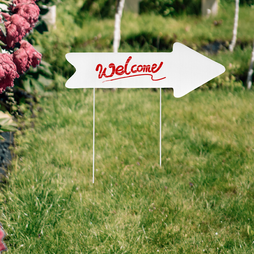 2Pcs Versatile Writable Blank  - مراجعة Yard Sign Blank وسعره