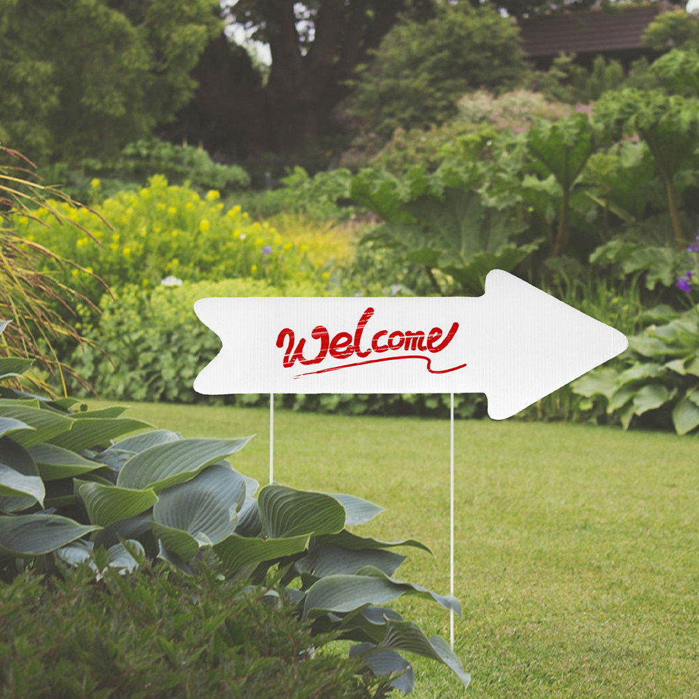 2Pcs Versatile Writable Blank  - مراجعة Yard Sign Blank وسعره