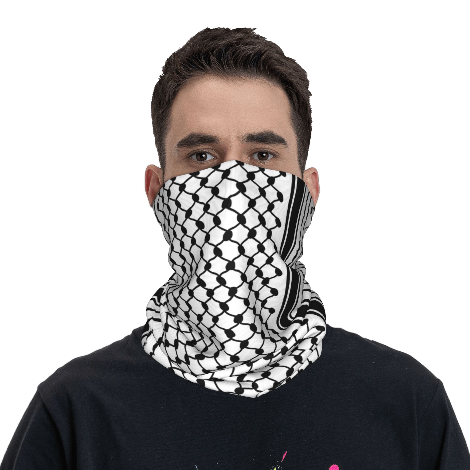 Shemagh Bandana Neck Gaiter Wi - مراجعة Bandana Blank White وسعره