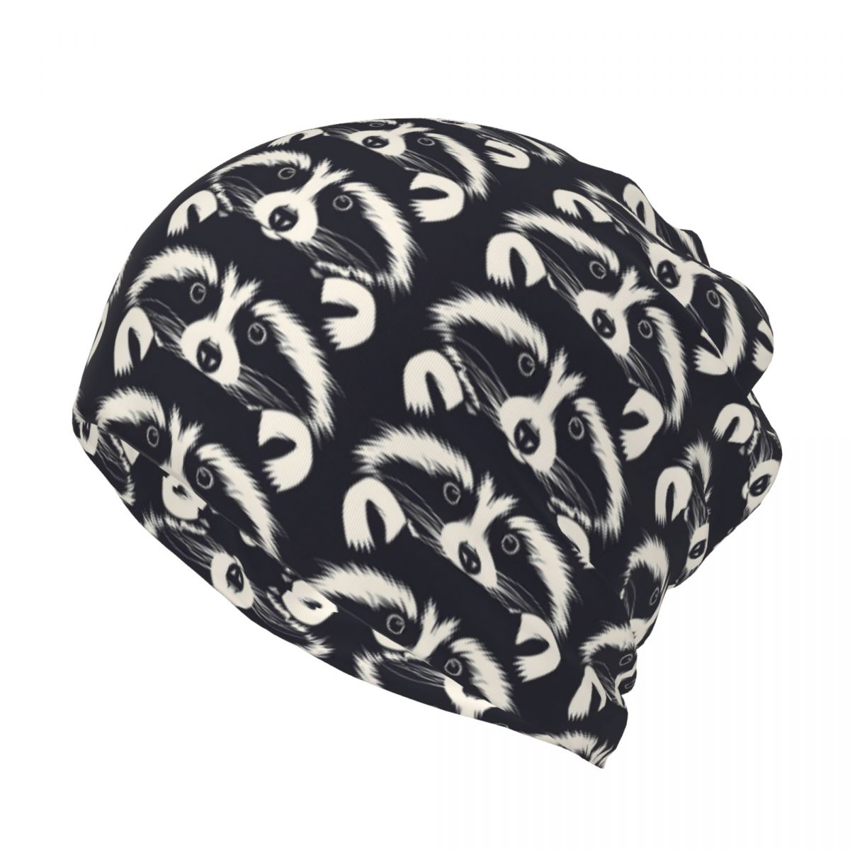 Black And White Raccoon Face P - مراجعة Bandana Blank White وسعره