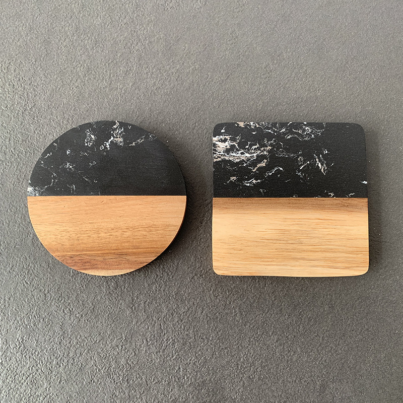 Marble Coaster Wood Stitching  - مراجعة Coaster Sublimation Blank وسعره