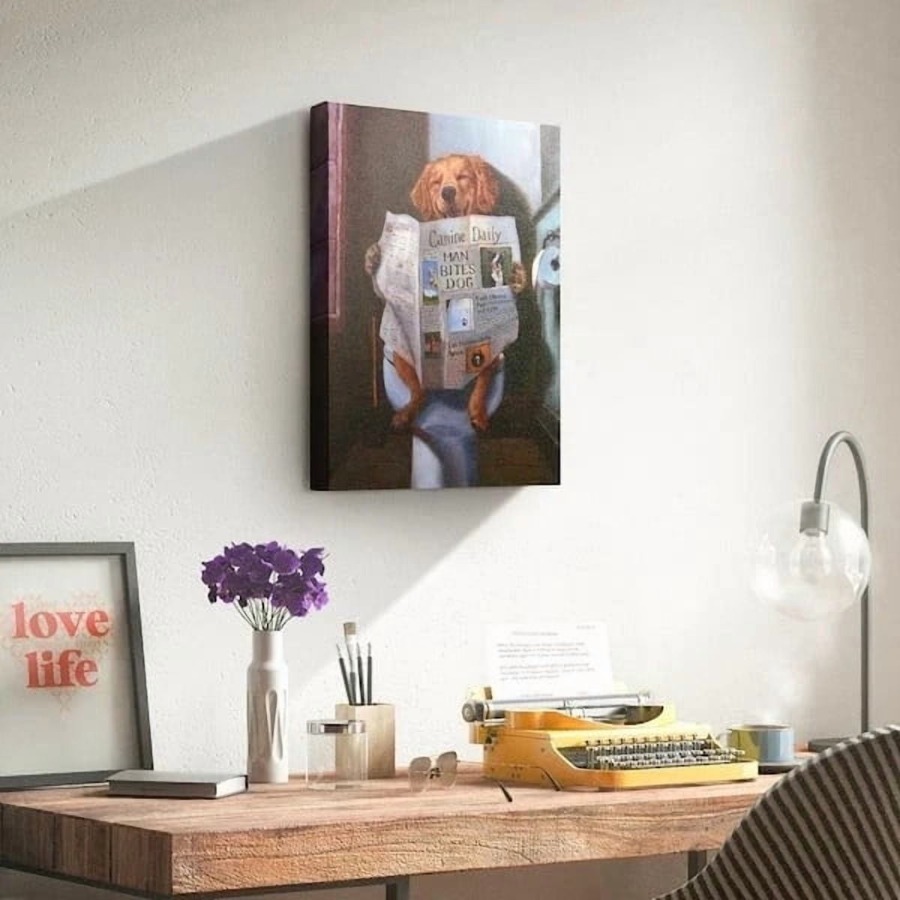 Direct Dog Gone Funny Graphic  - مراجعة Canvas Wrap Ready وسعره