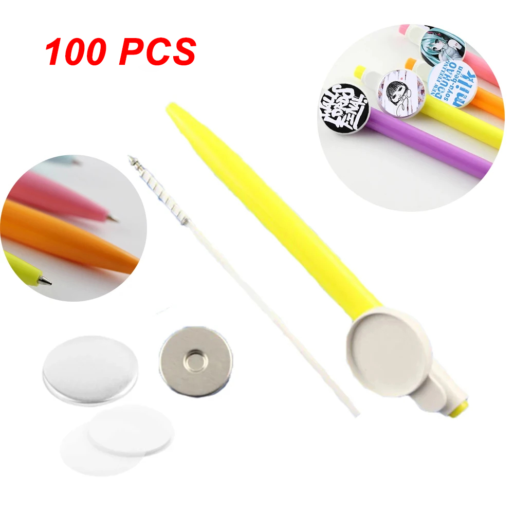 25mm Pin Badge Button Parts 10 - مراجعة Button Badge Blank وسعره