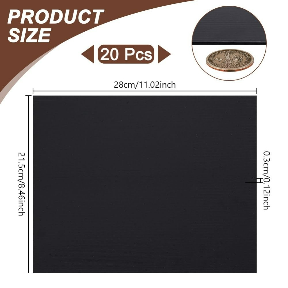 20 Sheets Corrugated Plastic S - مراجعة Yard Sign Blank وسعره