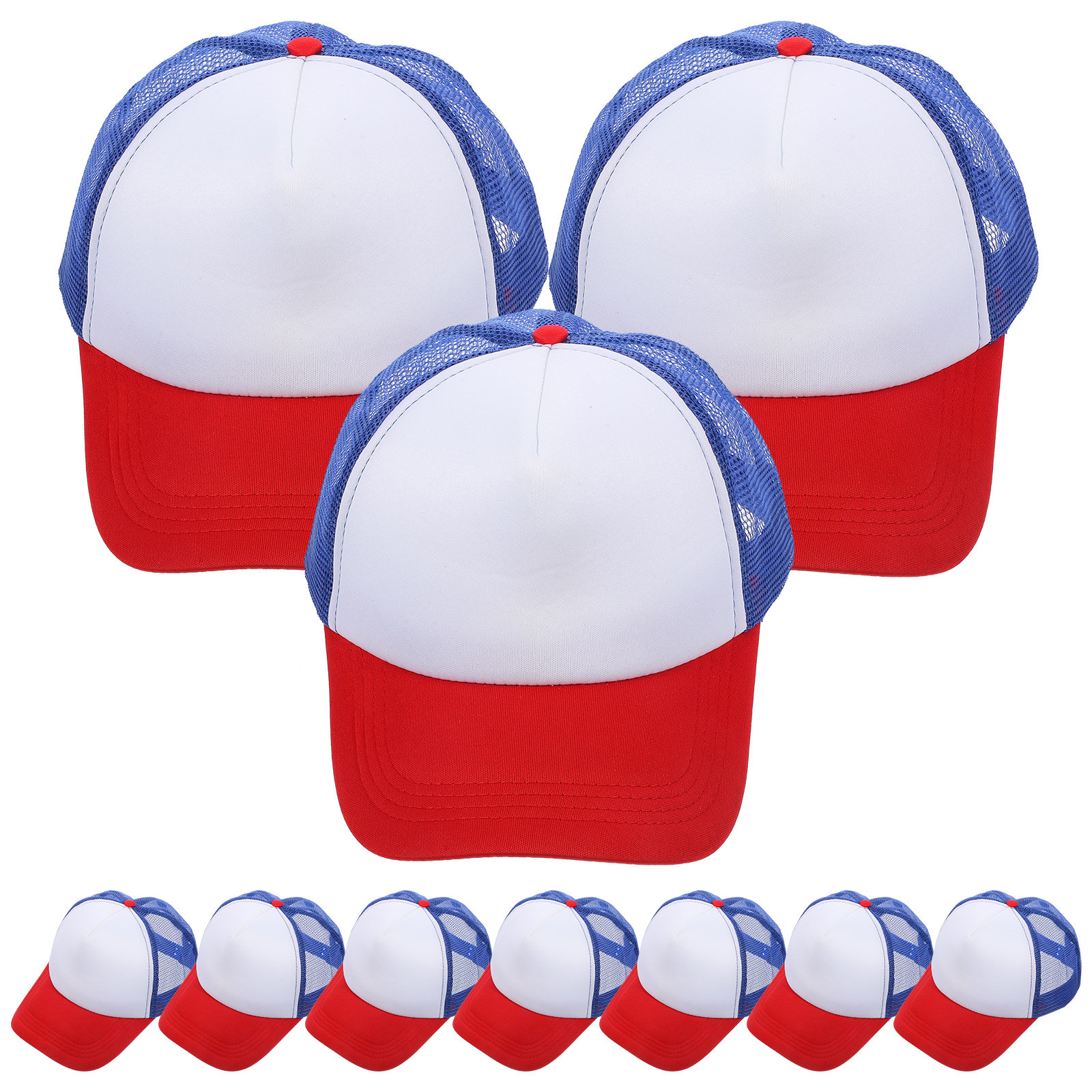 10Pcs DIY Blank Baseball Hats  - مراجعة Hat Sublimation Blank وسعره