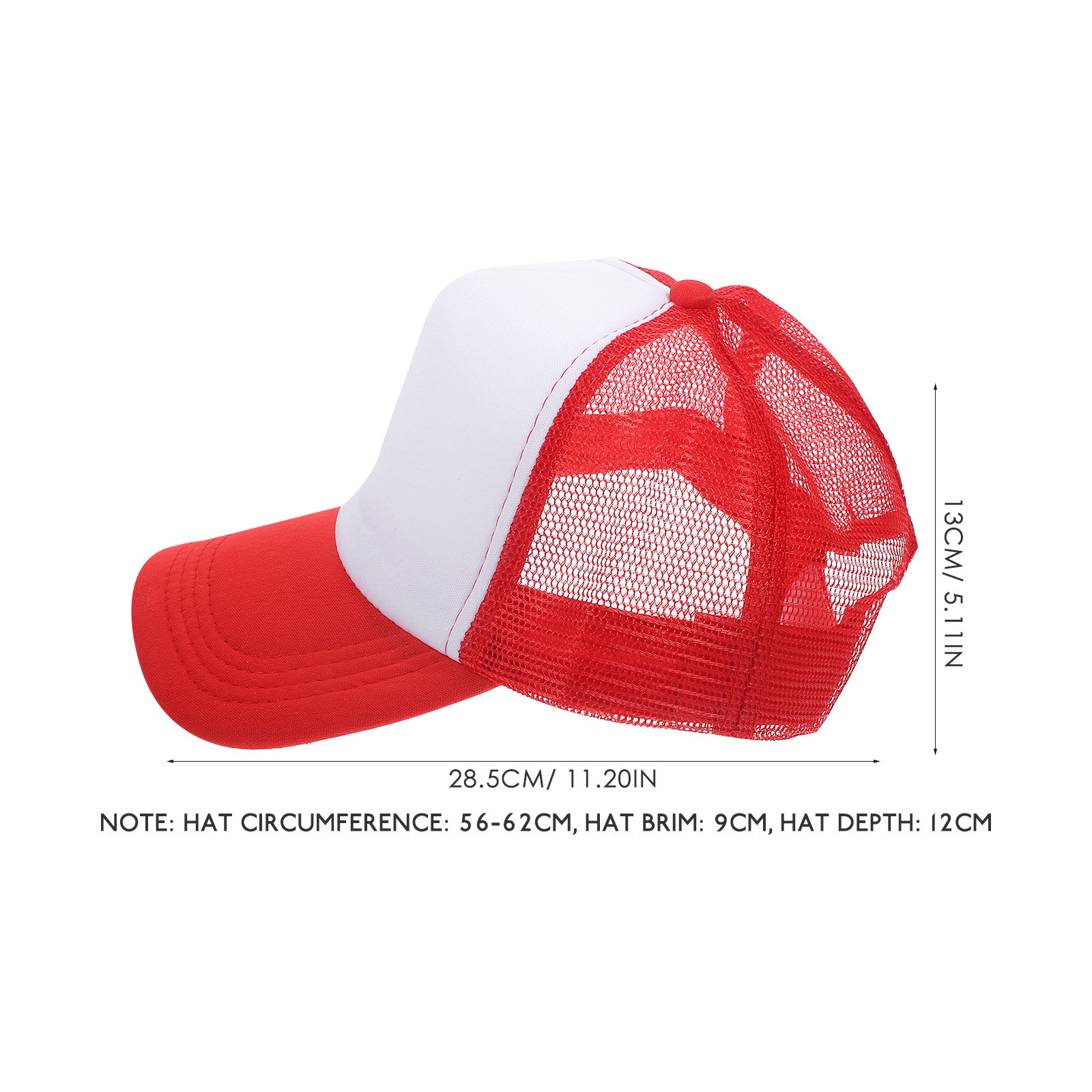 10Pcs Blank Baseball Caps Mesh - مراجعة Hat Sublimation Blank وسعره